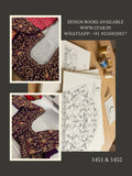 Latest Bridal  Aari tracing paper .Back Neck  and Sleeve Design (Design No:1451 & 1452)
