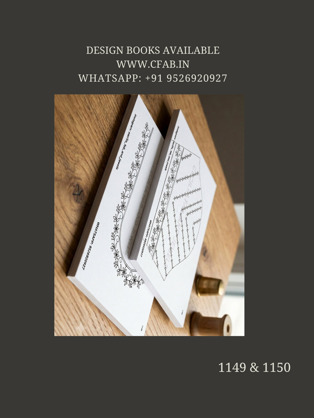 Simple Aari Work tracing paper,ready to trace . Back Neck  and Sleeve Design (Design No:1149)