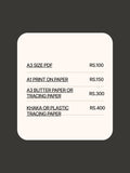 Simple Aari Work tracing paper,ready to trace . Back Neck  and Sleeve Design (Design No:1149)