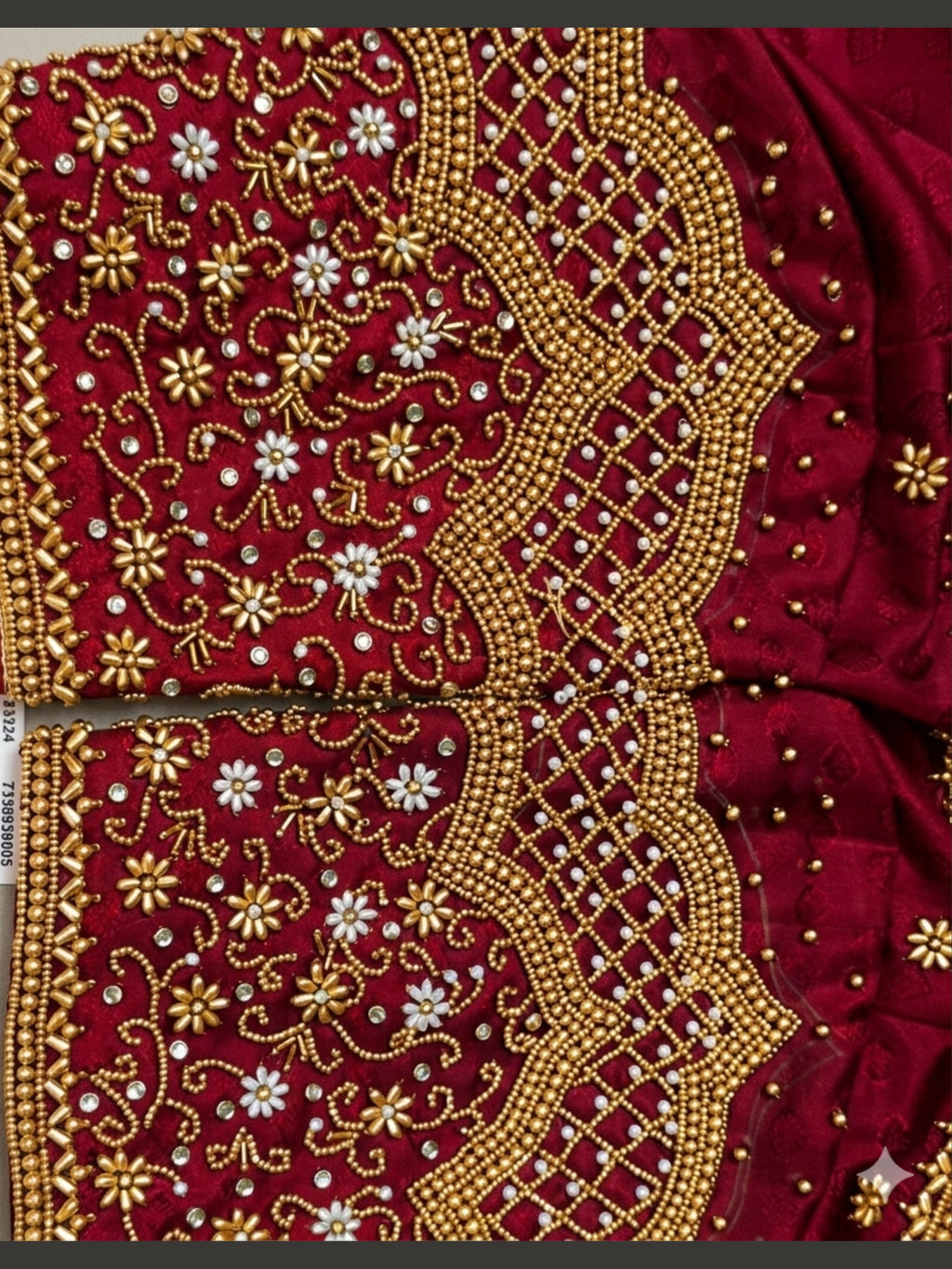 Maggam work Tracing Paper Designs Back Neck Border and Sleeve Design (Design No:789 & 790))