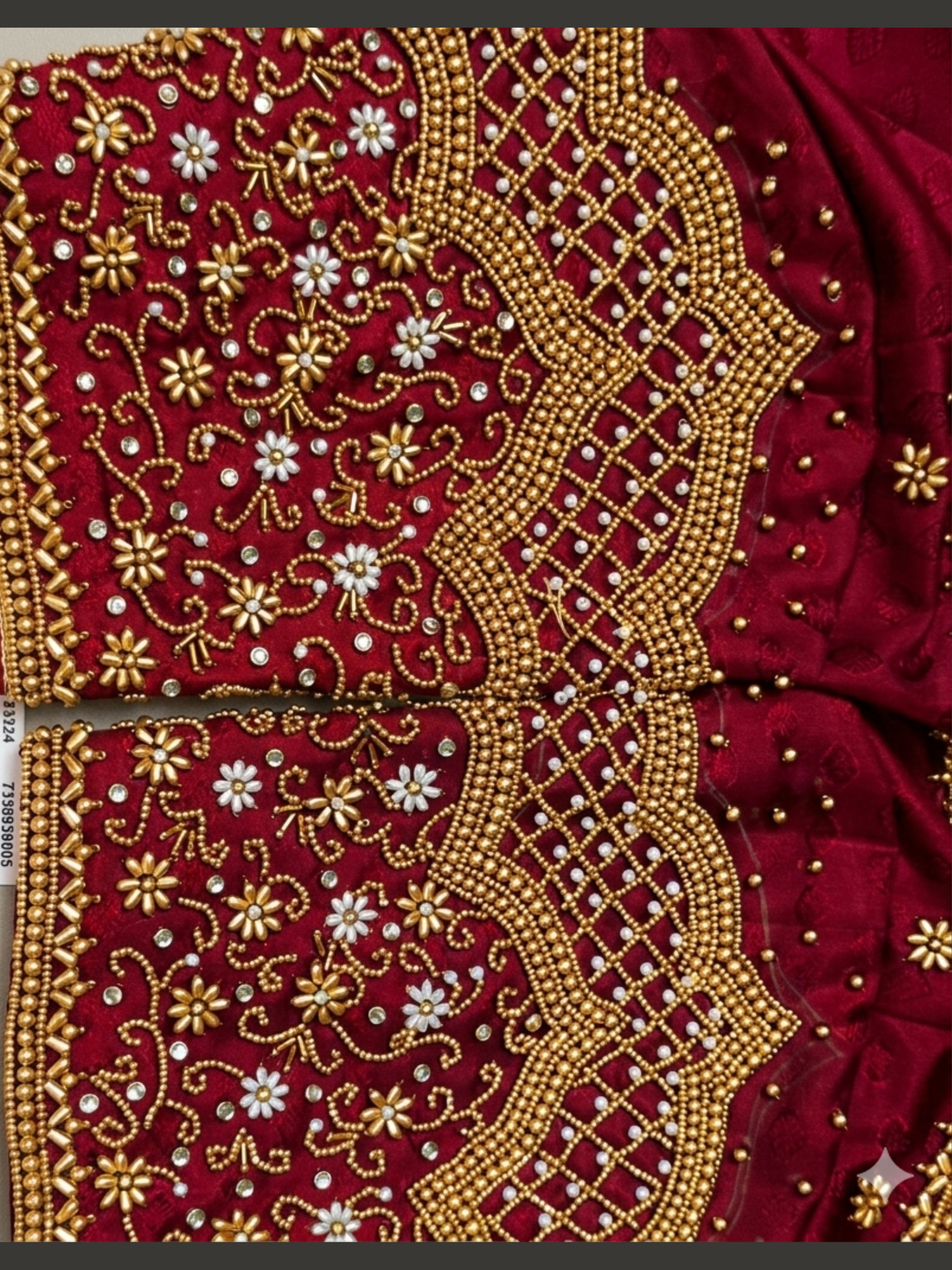 Latest Aari Work Tracing Paper Designs Back Neck and Sleeve (Design No:789 & 790)