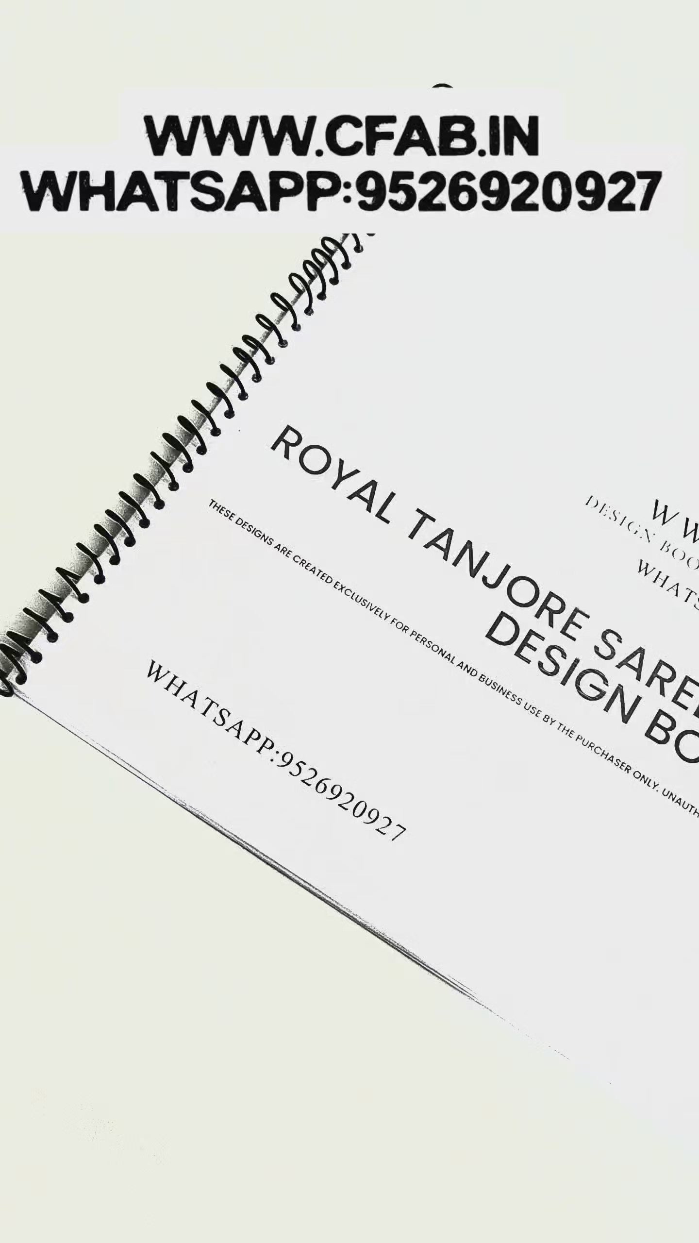 Royal Tanjore Saree Gap Border Designs (Design Book No:12)