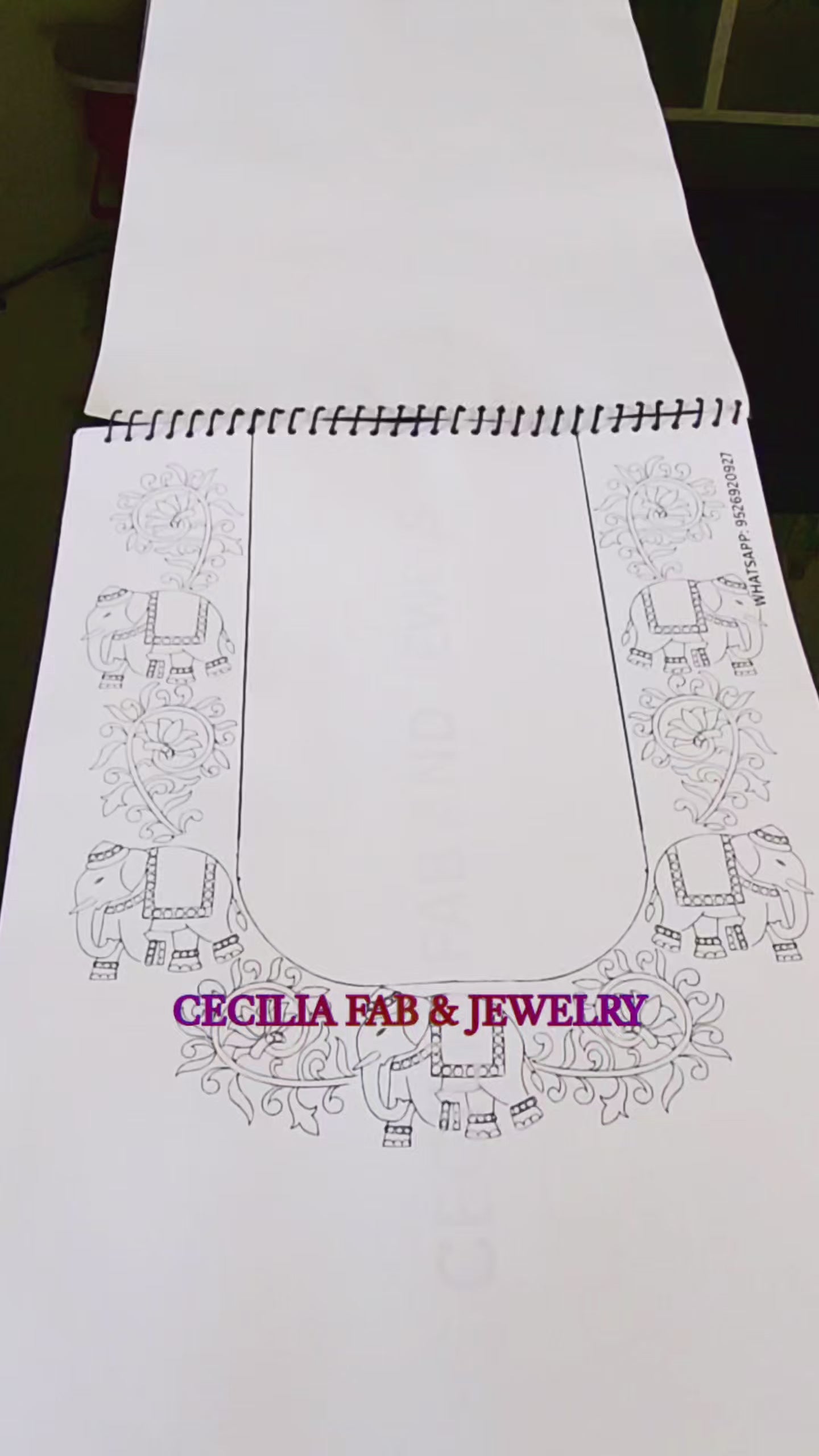 Tanjore Elegance: Blouse Design Book (Design Book No:2)
