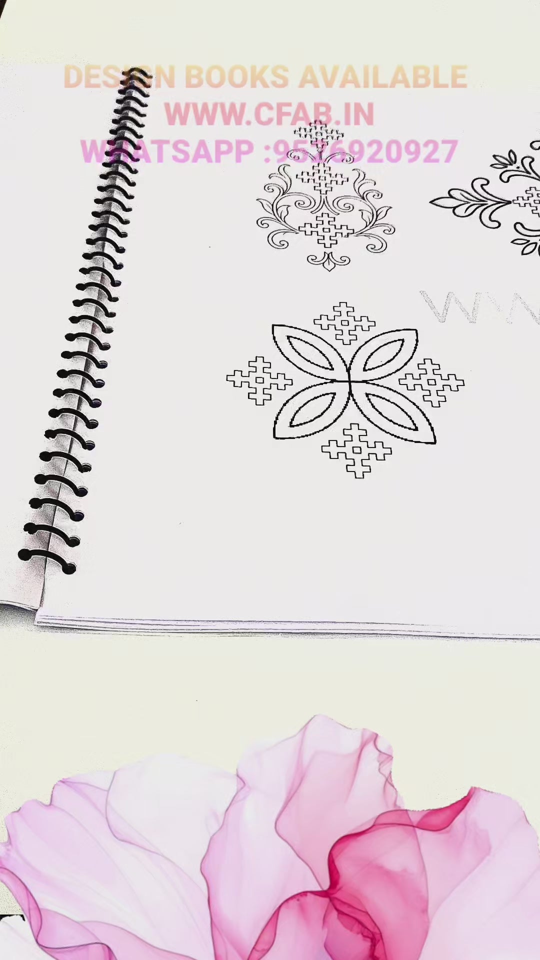 Kasuti Embroidery Designs - Traditional & LatestCollection(Design book No: 24)