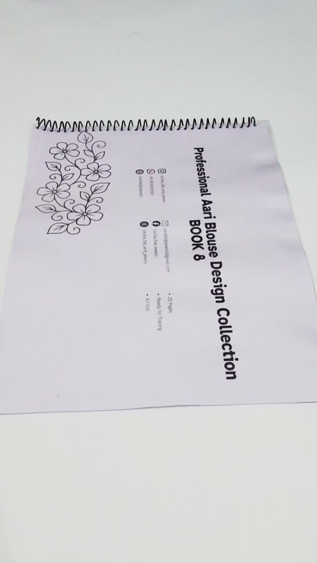 Professional Aari Blouse Design Collection (Design Book No: 8)