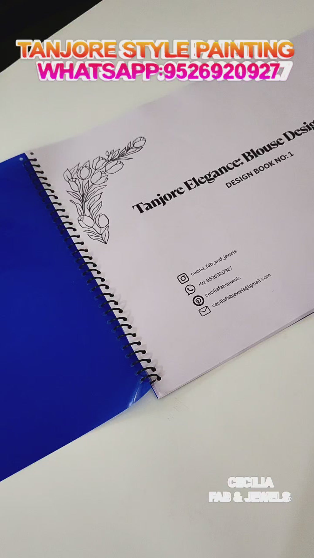 Tanjore Elegance: Blouse Design Book (Design Book No:1)