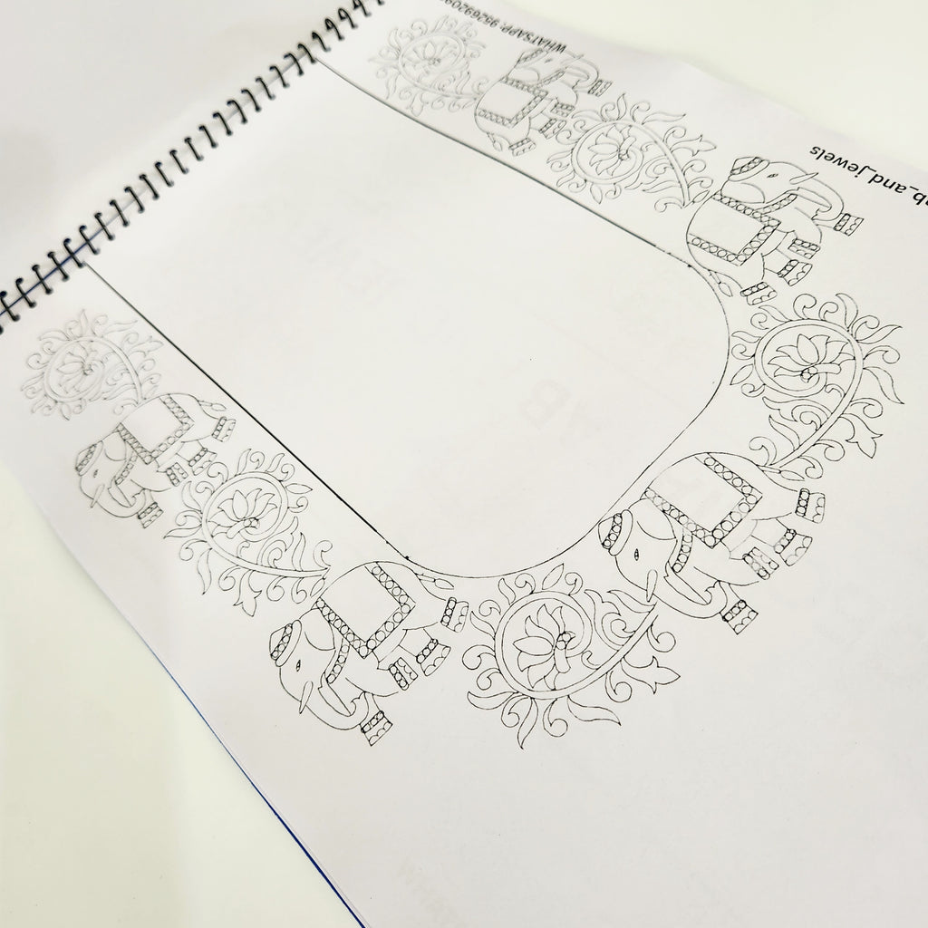 Tanjore Elegance: Blouse Design Book (Design Book No:2)