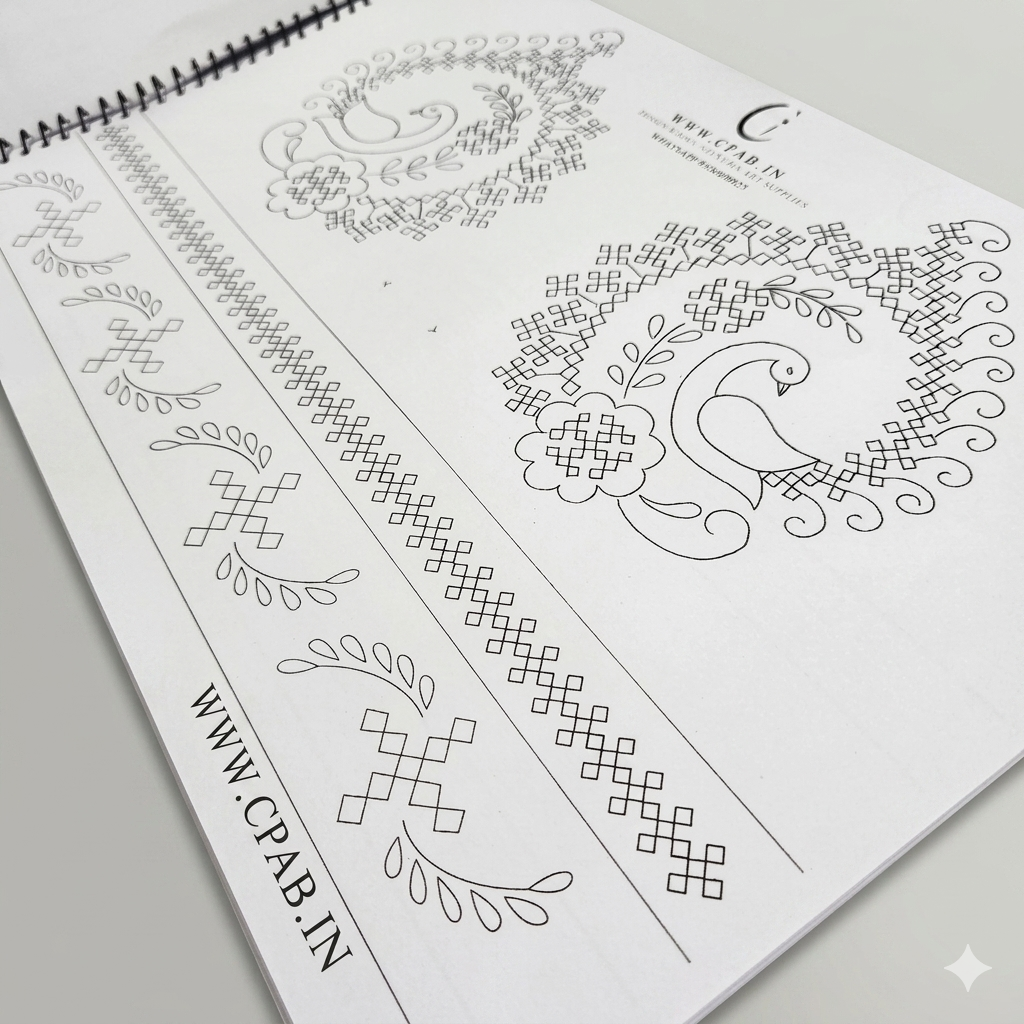 Kutch Work and Sindhi Work Designer Pattern Book (Design book No: 10)