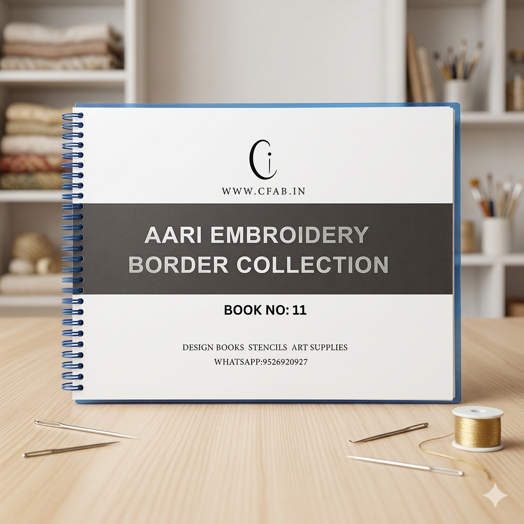 Aari Embroidery Border Collection (Design book No: 11)