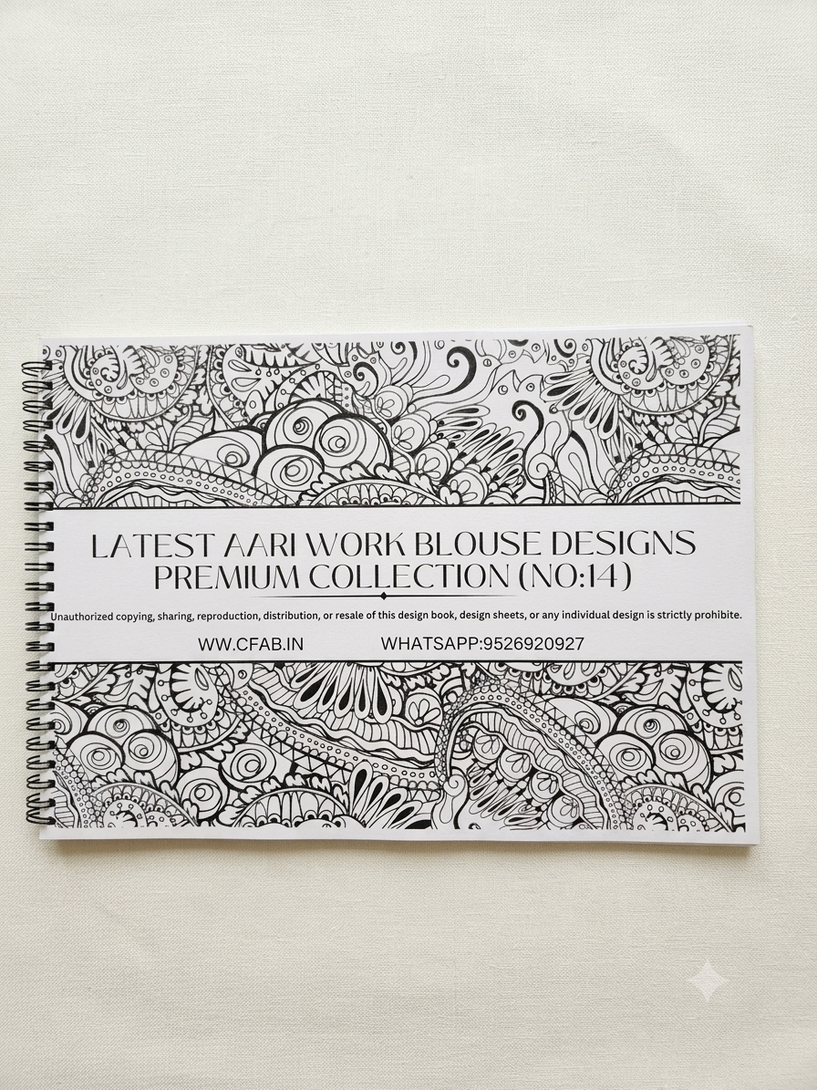 Latest Aari Work Blouse Designs Premium Collection (Design book No: 14)