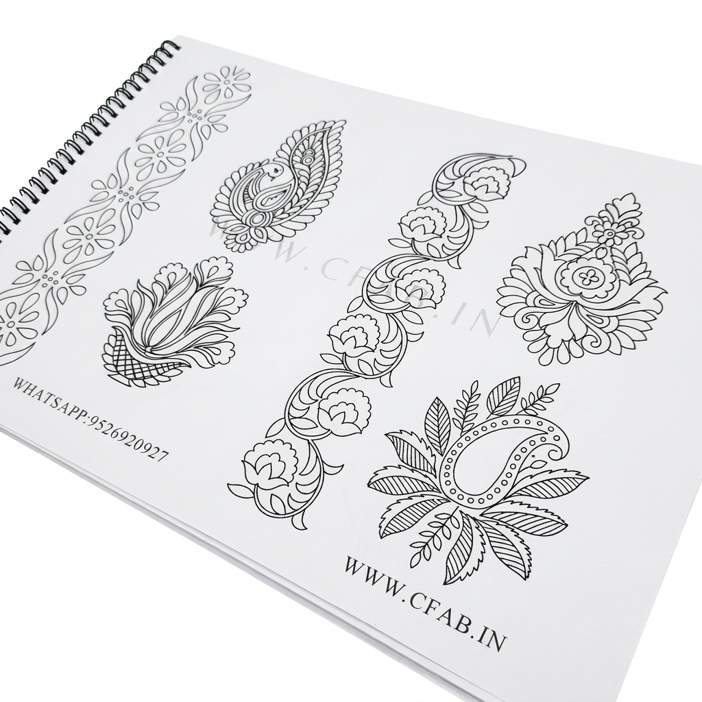 Multi-Purpose Buttas, Motifs & Fillers Collection (Design Book No: 9)