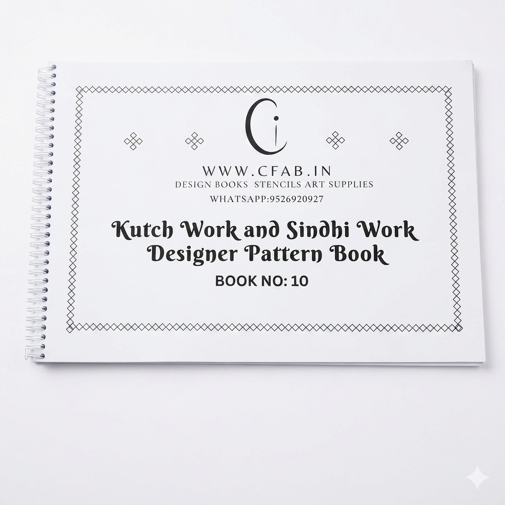 Kutch Work and Sindhi Work Designer Pattern Book (Design book No: 10)
