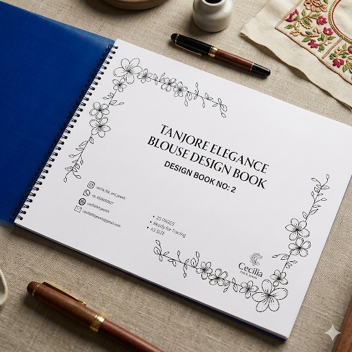 Tanjore Elegance: Blouse Design Book (Design Book No:2)
