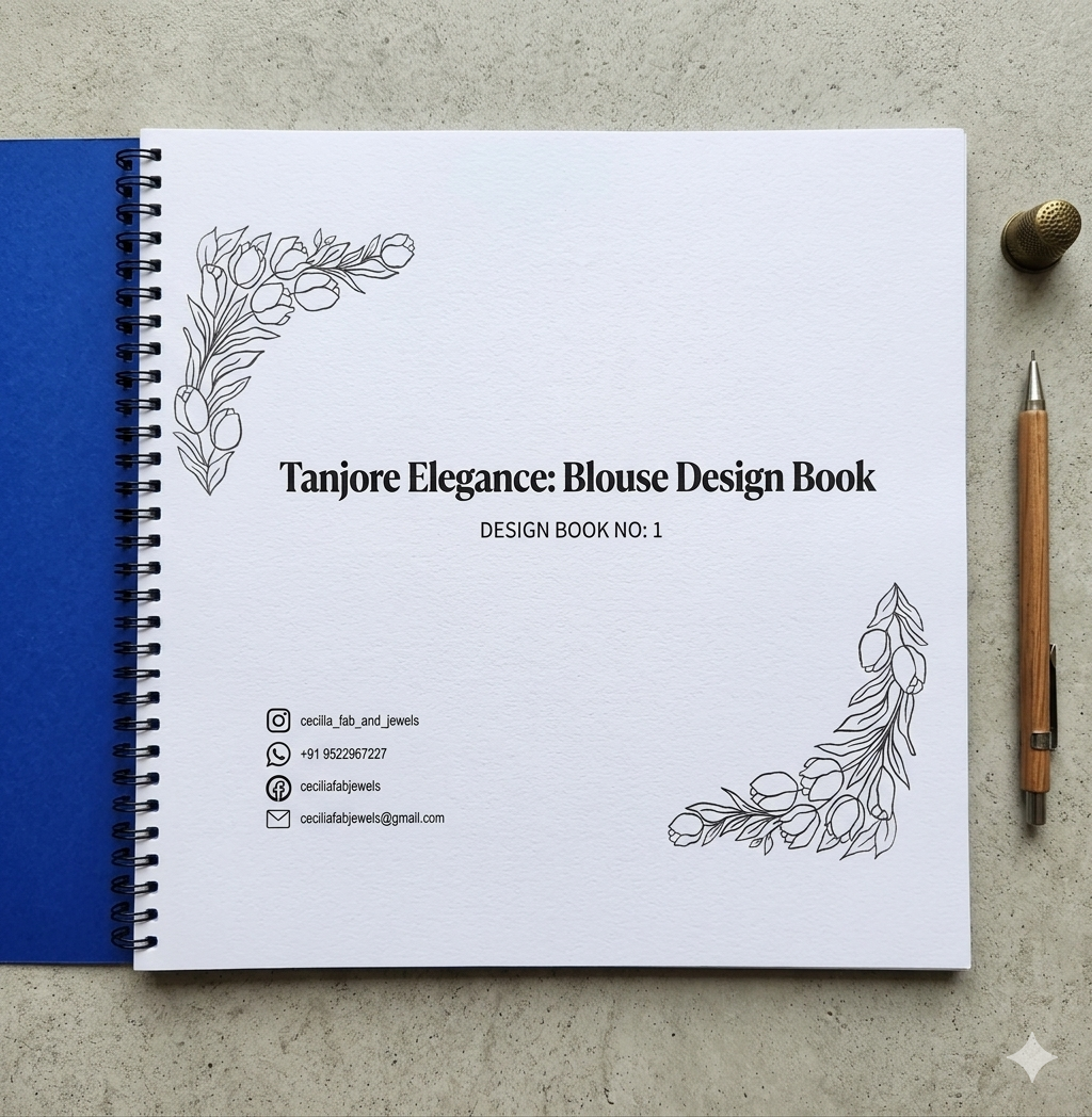 Tanjore Elegance: Blouse Design Book (Design Book No:1)