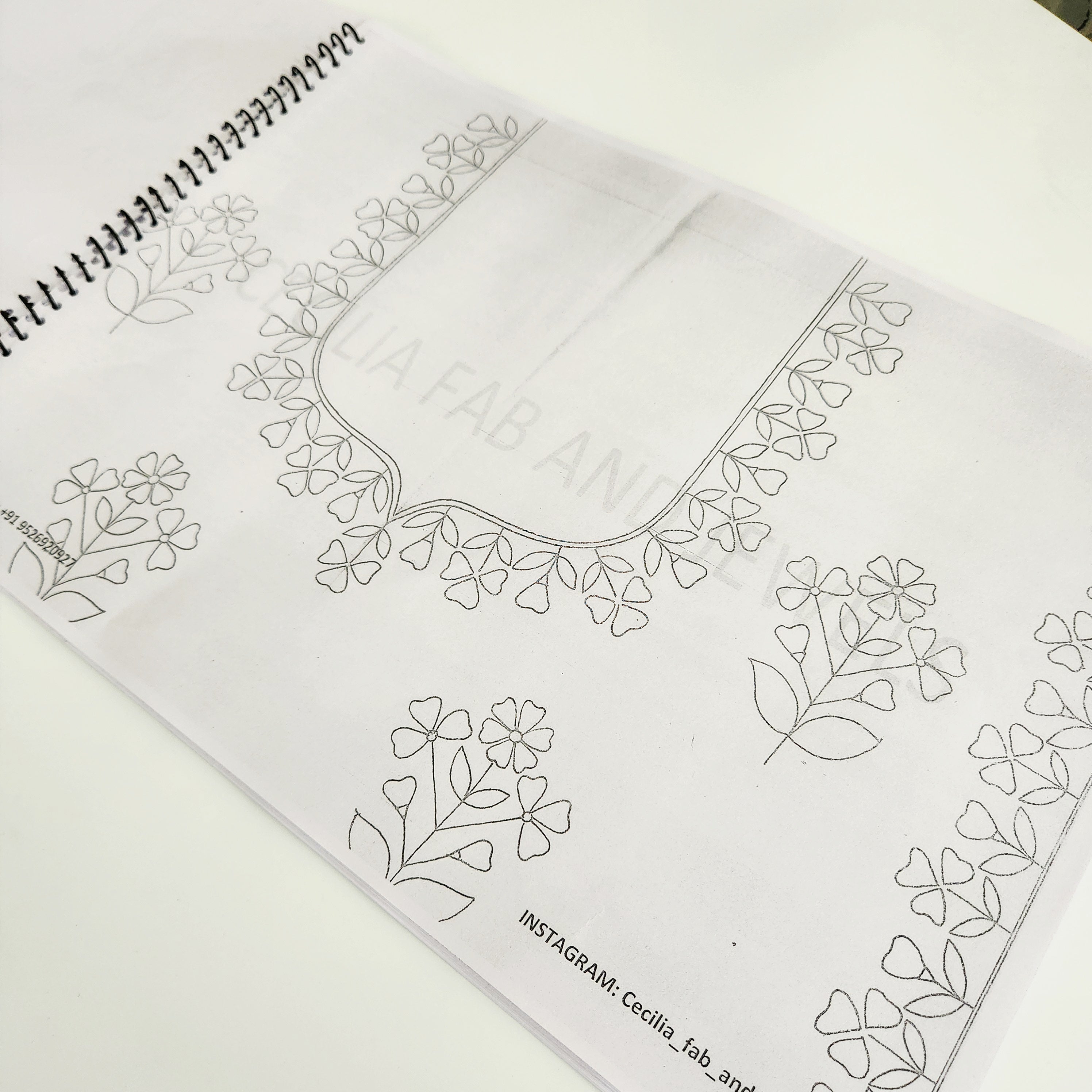 Neck Design Treasury for Salwar Suits (Design Book No: 3)