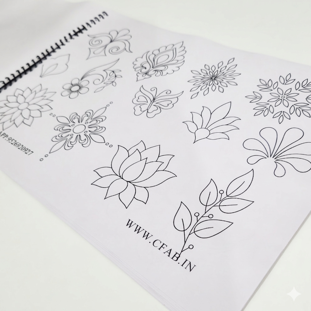 Multi-Purpose Buttas, Motifs & Fillers Collection (Design Book No: 9)