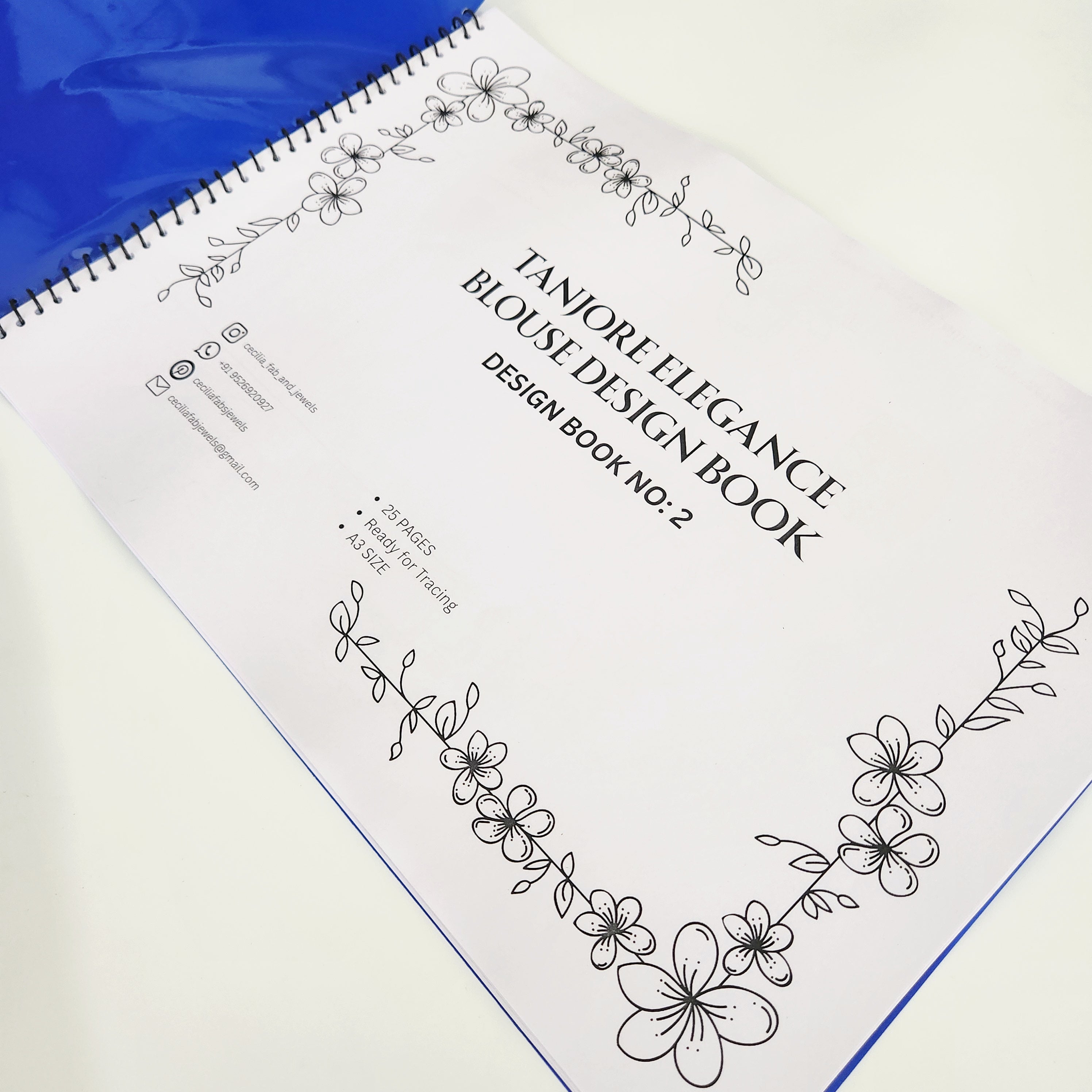 Tanjore Elegance: Blouse Design Book (Design Book No:2)